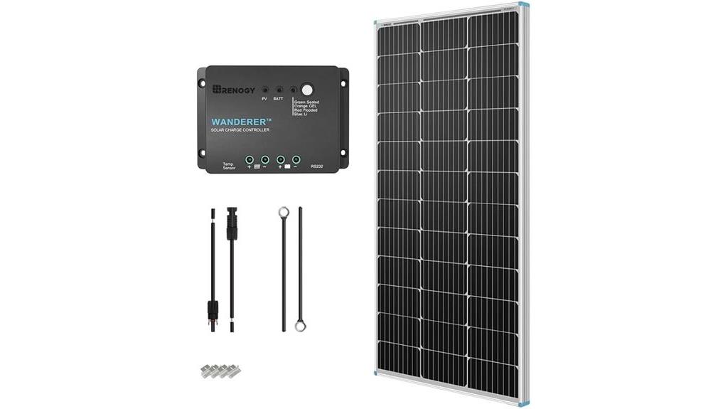 100w 12v solar kit