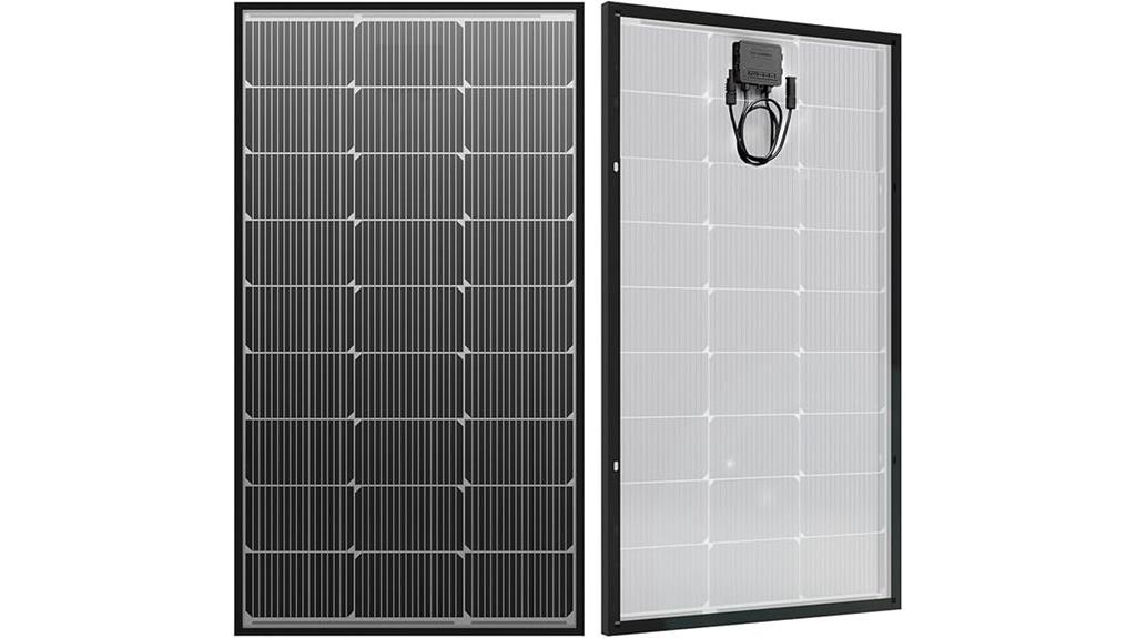 100w monocrystalline solar panel