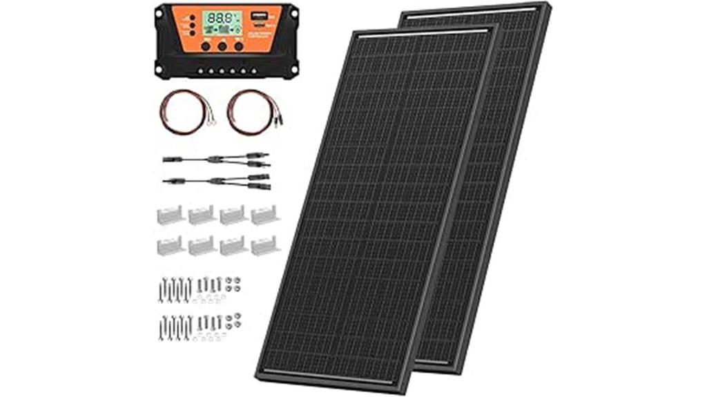 200w rv solar kit