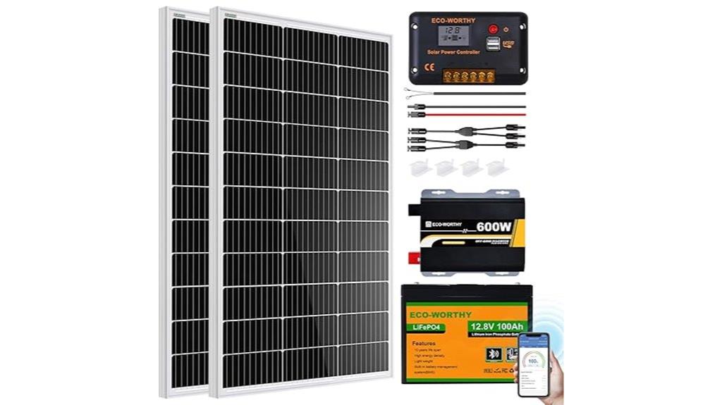 200w rv solar starter kit