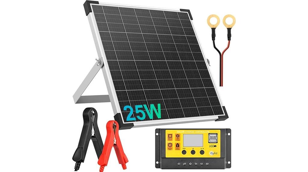 25w 12v solar kit