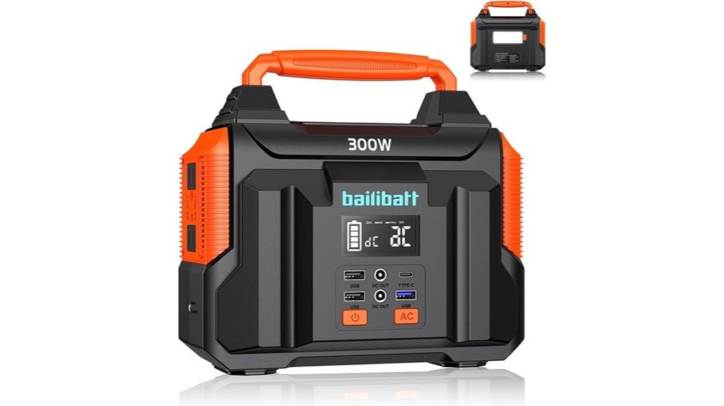 300w lithium portable generator