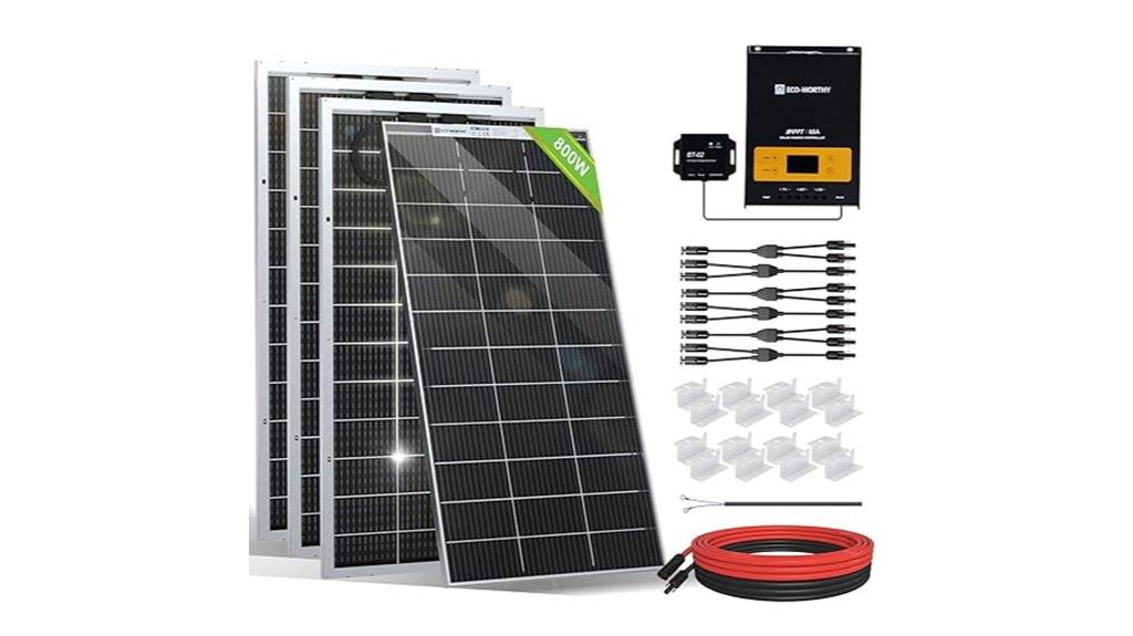 800w off grid solar kit