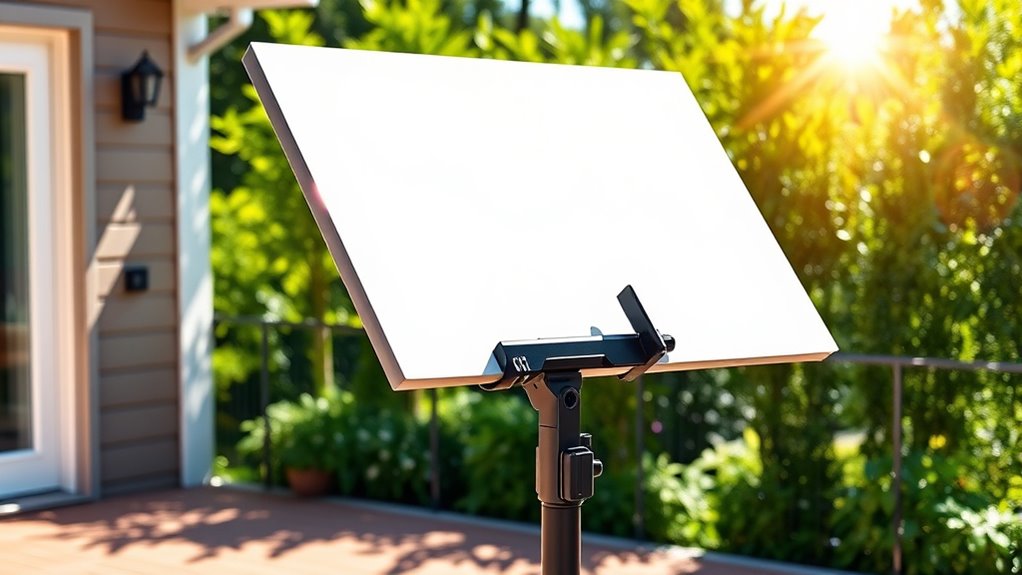 adjustable sun panel stands