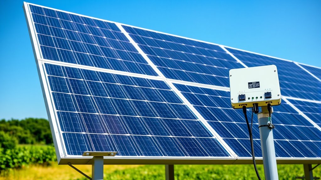 bluetooth enabled solar panels