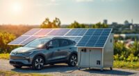 charging evs with solar power