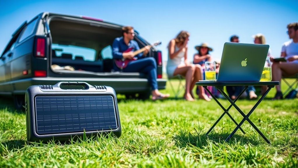 eco friendly outdoor event power