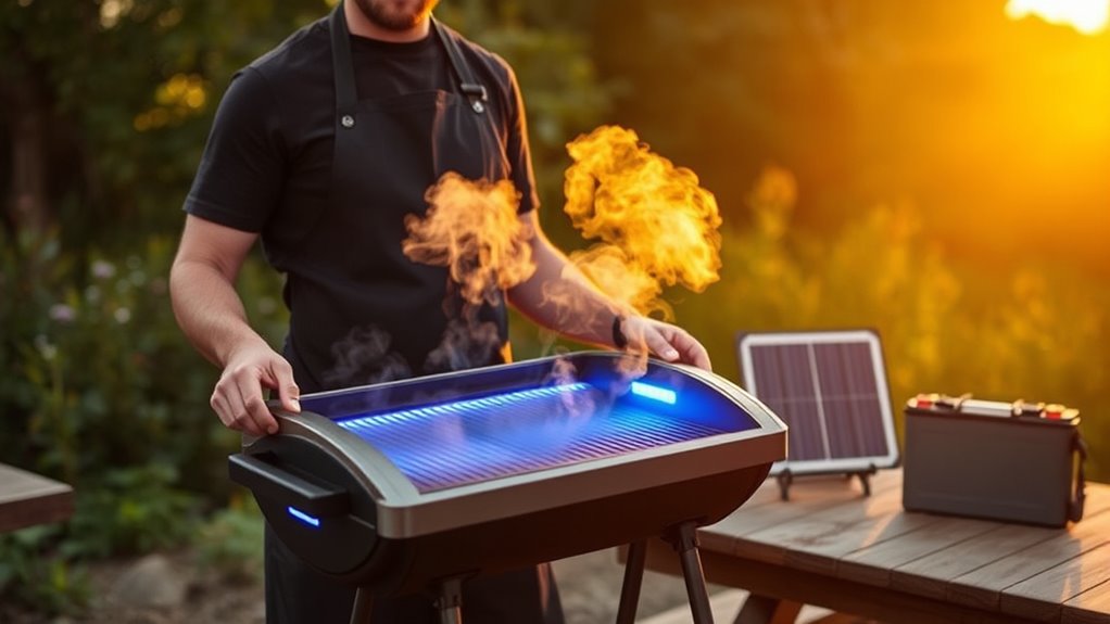 electric grill off grid power