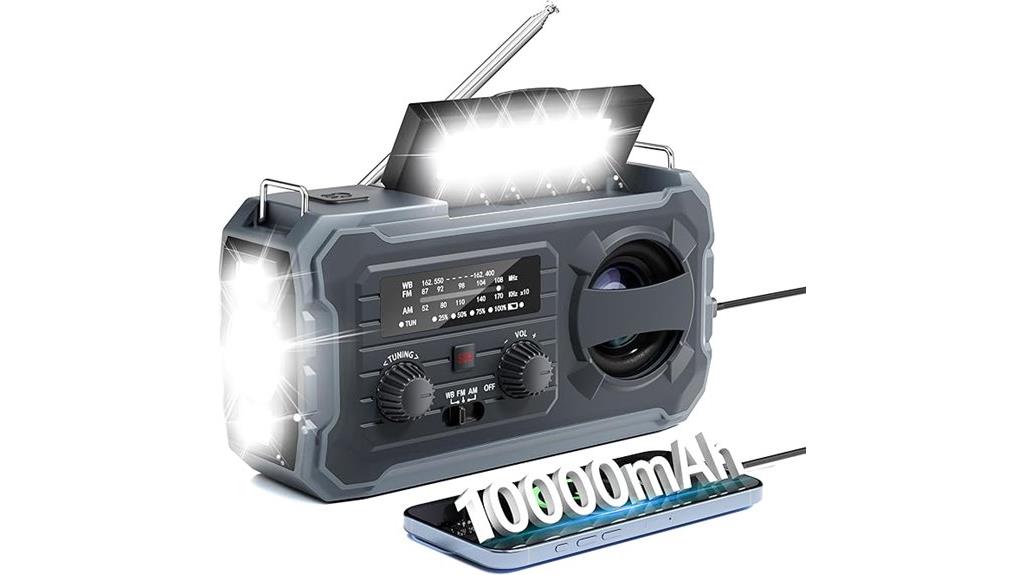 emergency radio with power