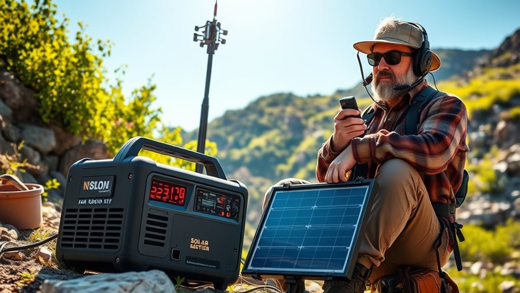 high capacity portable solar generator
