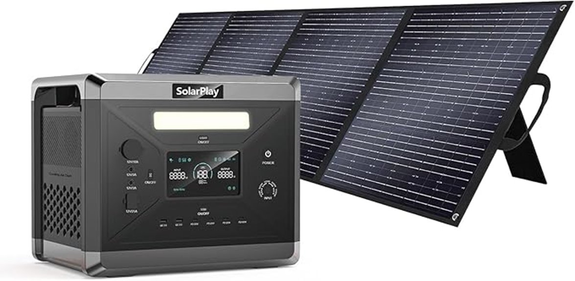 high capacity solar power station