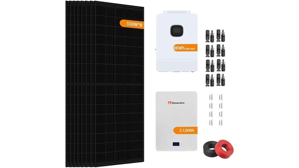 high power solar off grid