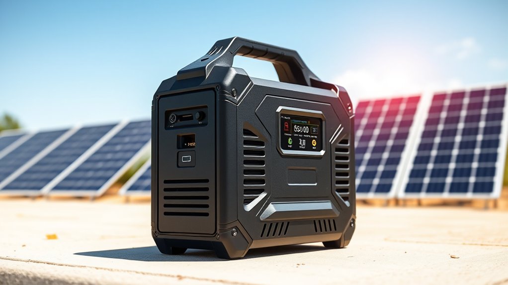 integrated solar power backup