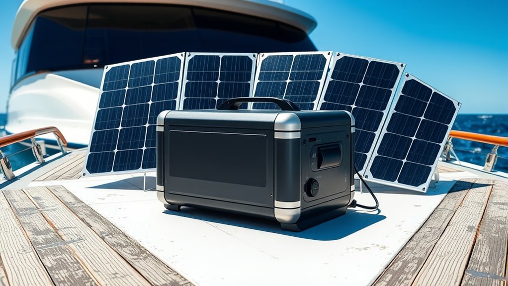 marine solar generator features