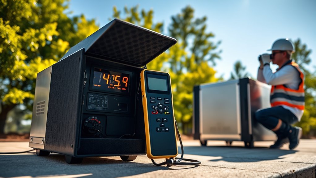 monitor power station noise levels