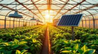 off grid greenhouse lighting power