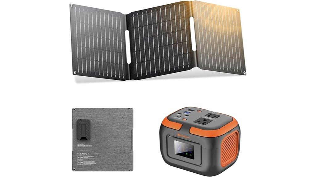orange solar power station