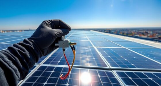 parallel solar panel setup