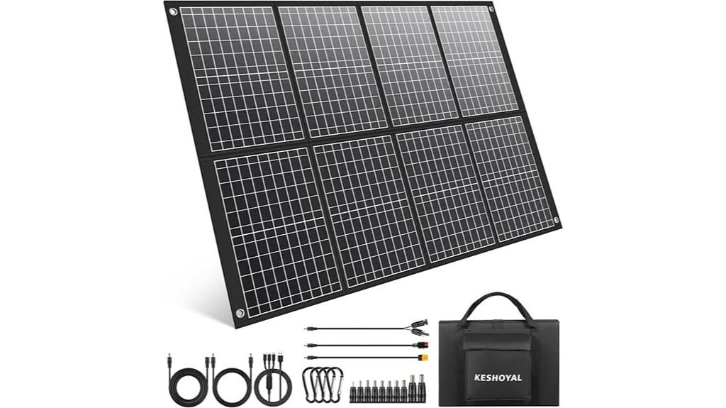 portable 100w foldable solar