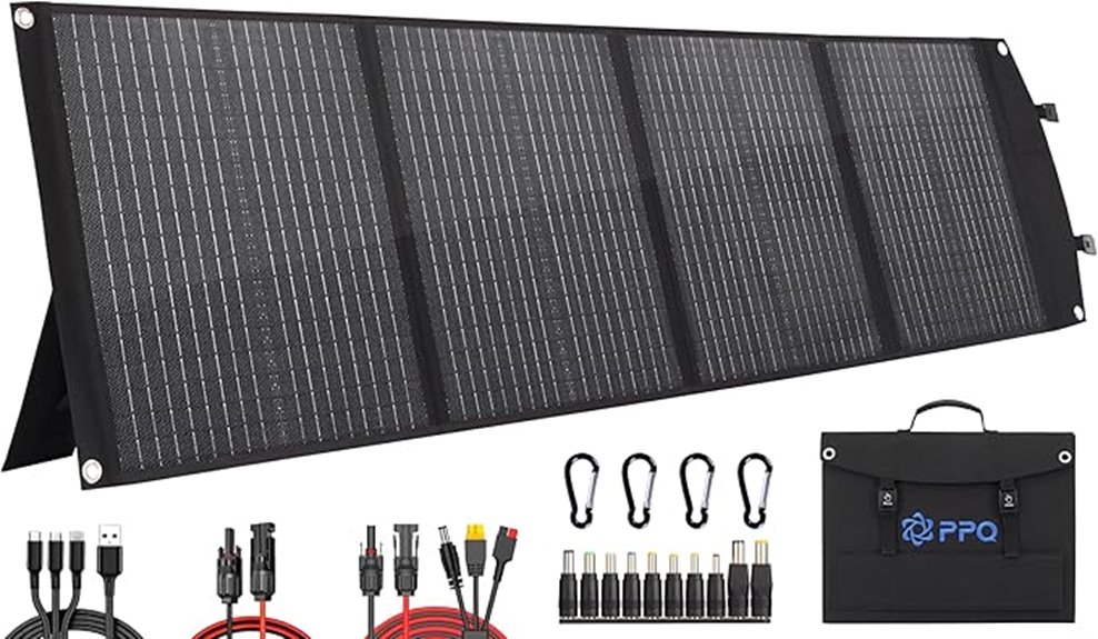 portable 100w solar kit