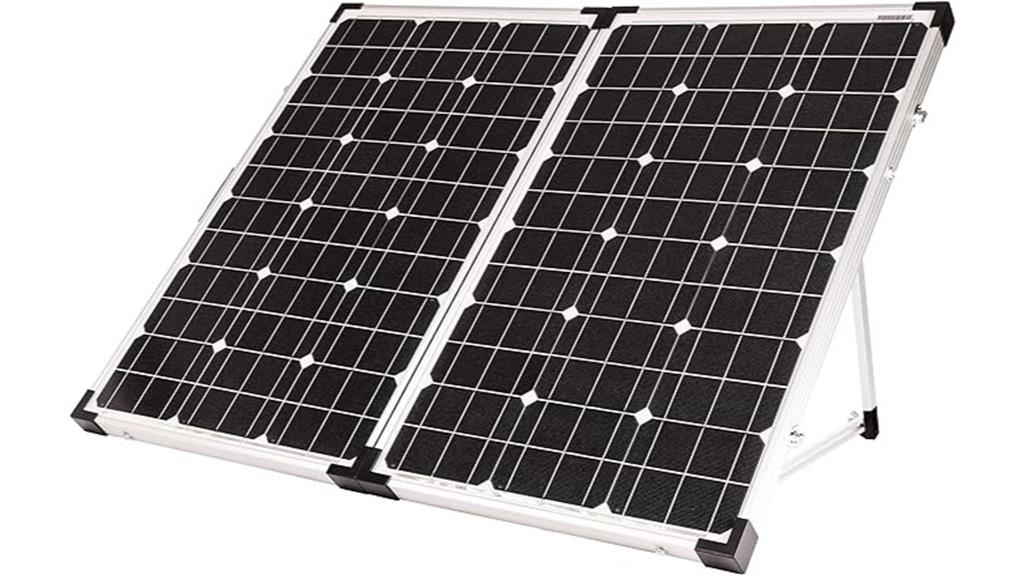 portable 130w folding solar kit