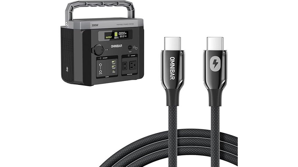 portable 300w solar generator