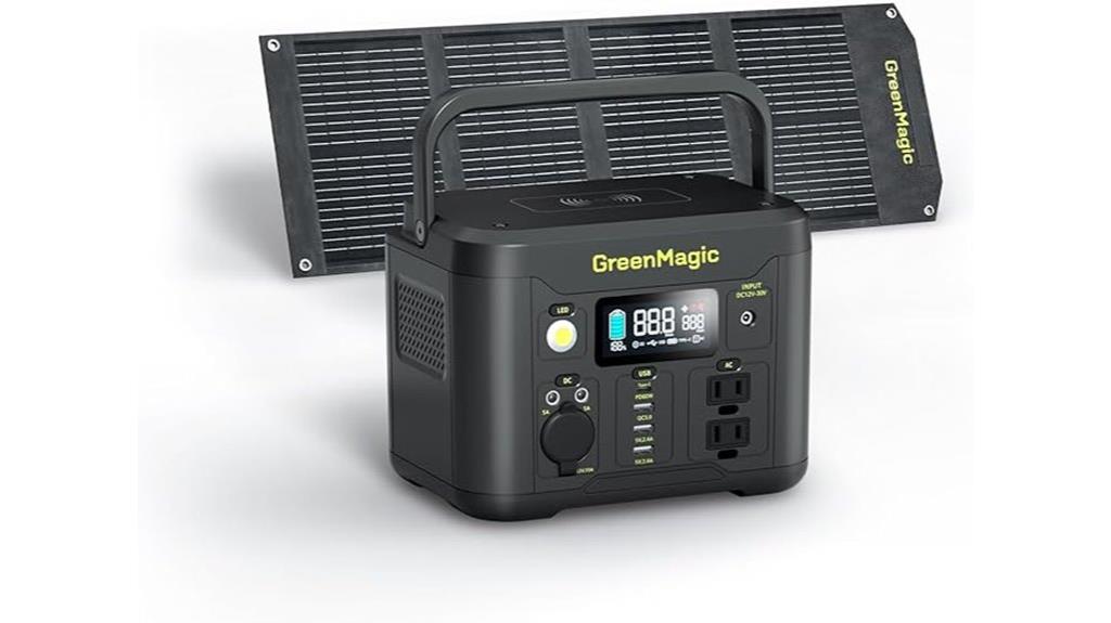 portable 330w solar generator