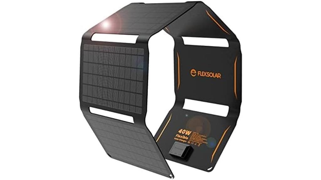 portable 40w folding solar panel