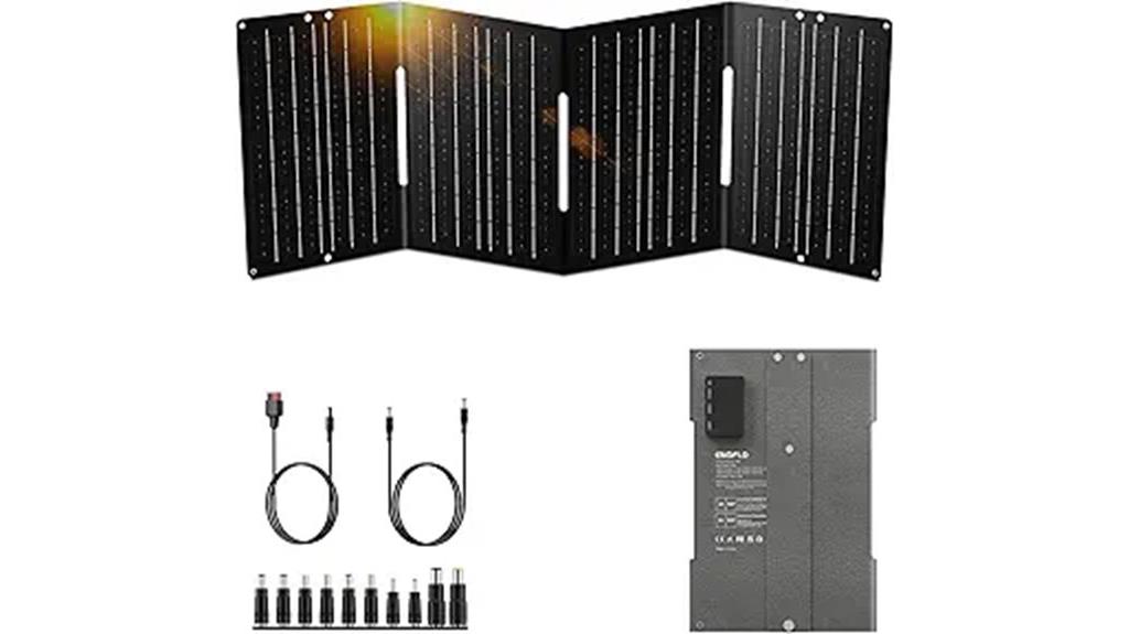 portable 60w solar charger