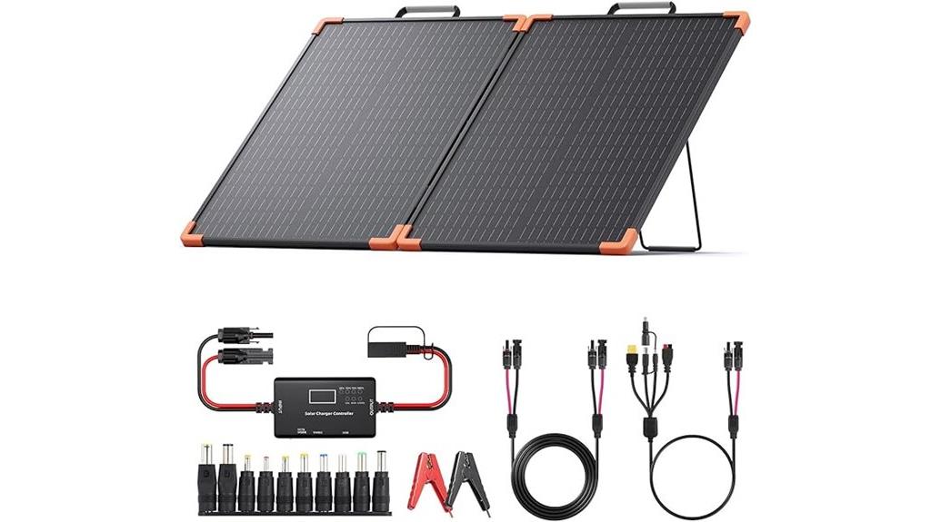 portable camping solar panel