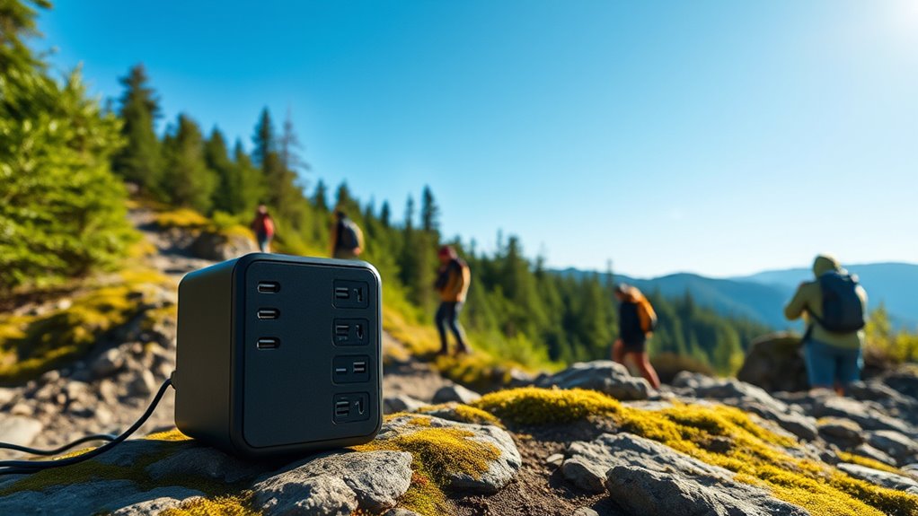 portable lightweight solar compatible power