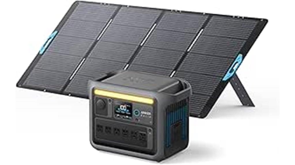 portable power station with solar