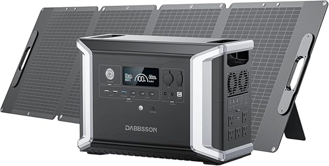 portable solar power station
