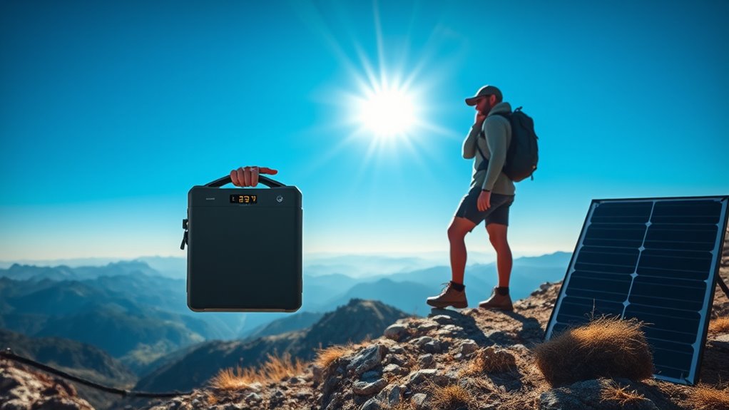 portable solar powered camping stations
