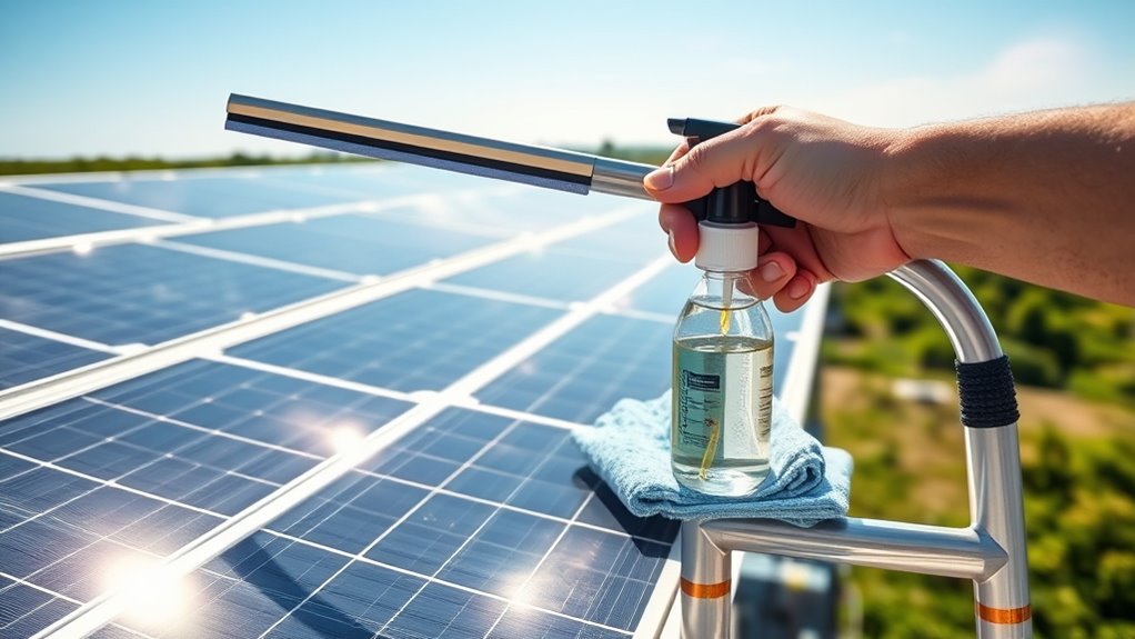 regular solar panel maintenance