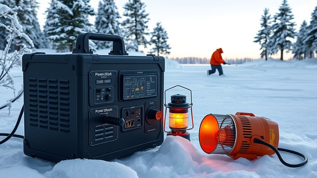 reliable power for ice fishing