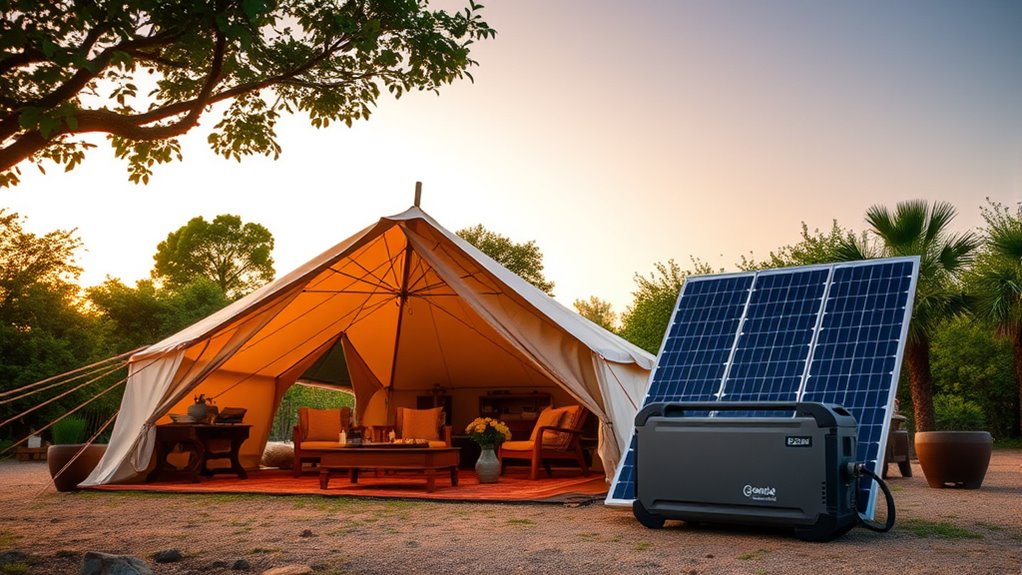 silent eco friendly camping