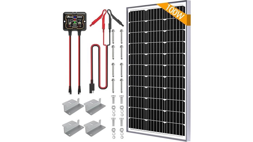 solar battery charger kit