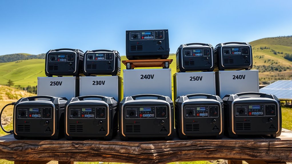 solar generators with 240v