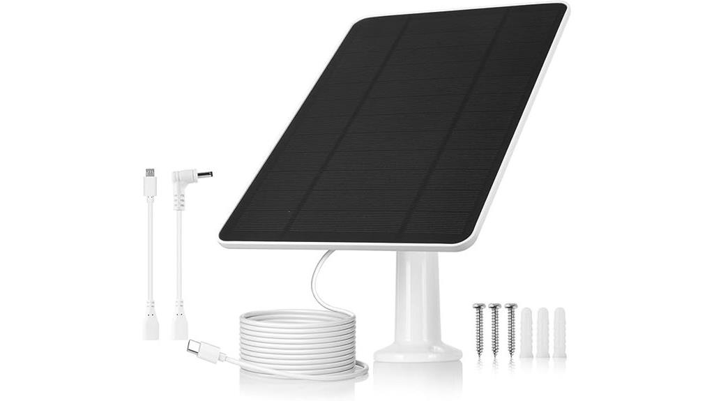solar panel for ring