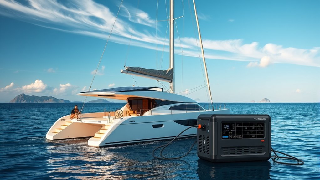 solar powered eco friendly marine energy