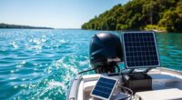 solar powered electric boat