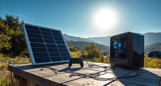 solar powered off grid gaming