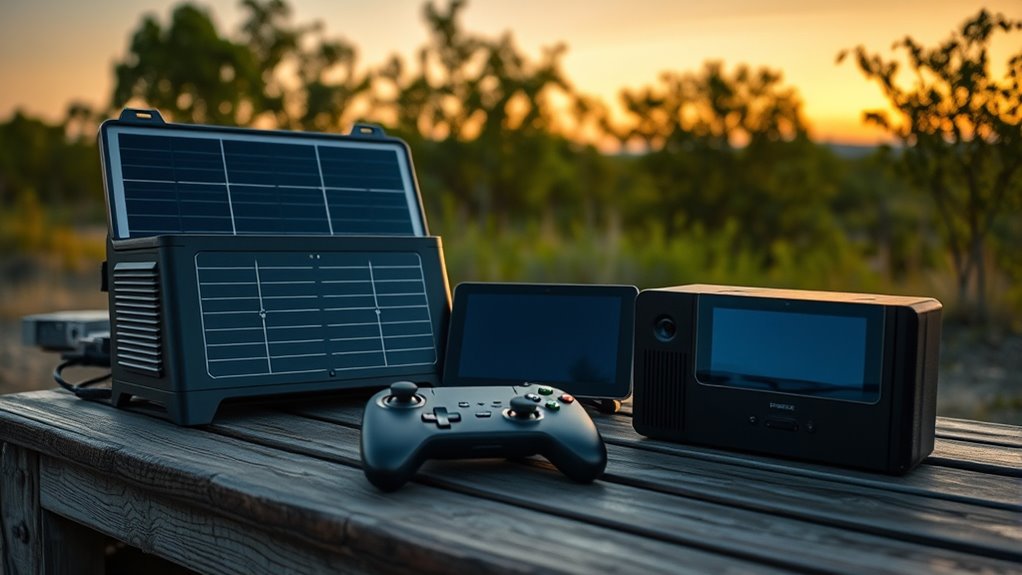 solar powered off grid gaming