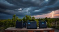 solar powered outage backup