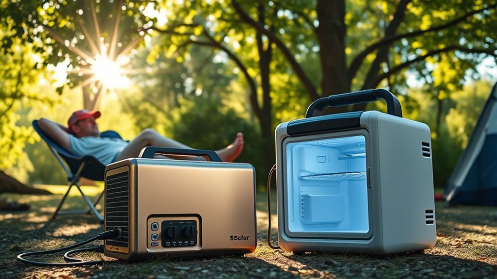 solar powered portable refrigeration