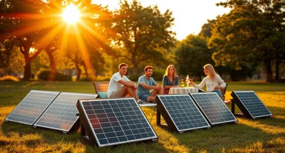 solar powered tailgate generators