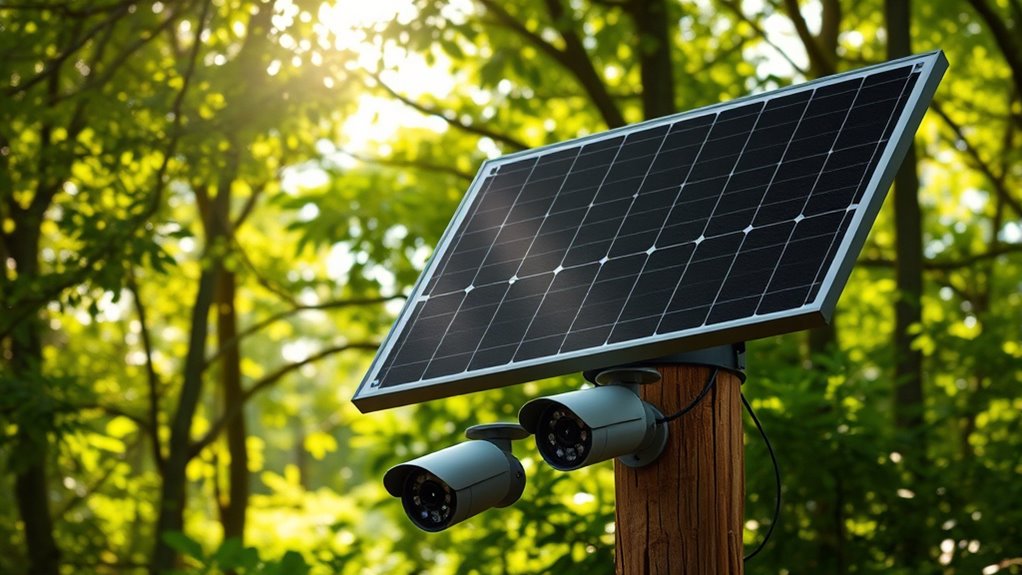 solar powered wireless security cameras