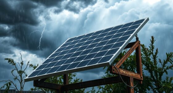 storm resistant solar panels