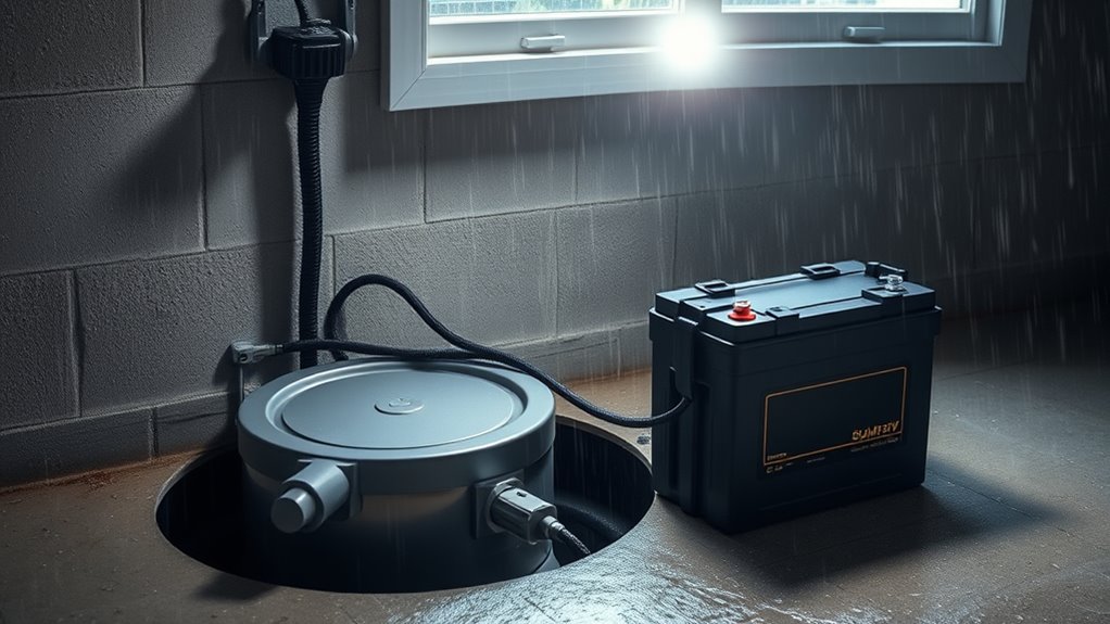 sump pump backup power